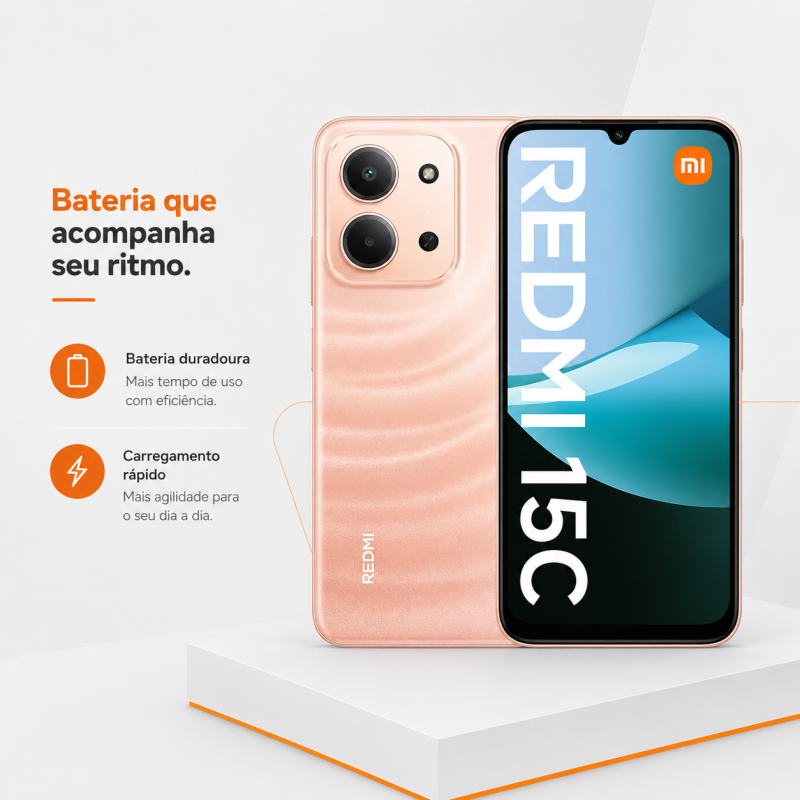 Smartphone Xiaomi Redmi 15C 4/128GB - Imagem 3