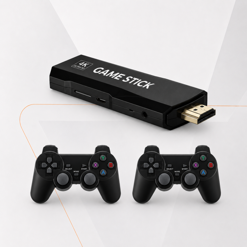 Game Stick 4K Retro Gd10 35.000 Jogos 2 Controles Sem Fio