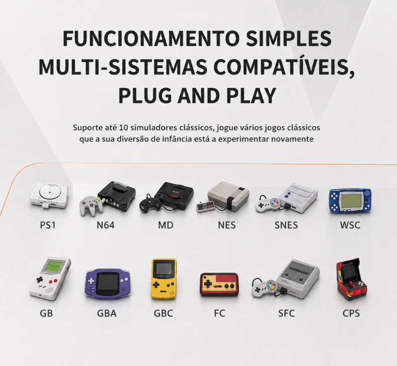 Game Stick 4K Retro Gd10 35.000 Jogos 2 Controles Sem Fio - Imagem 5