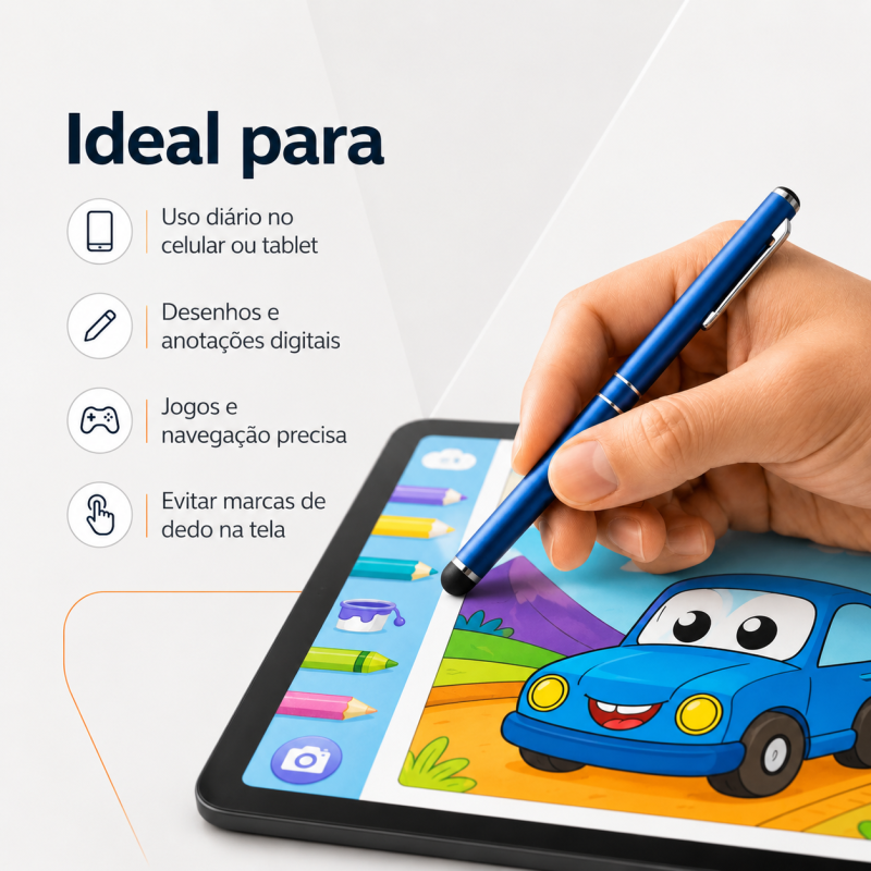Caneta Touch Screen Universal (Cor Aleatória) - Imagem 4