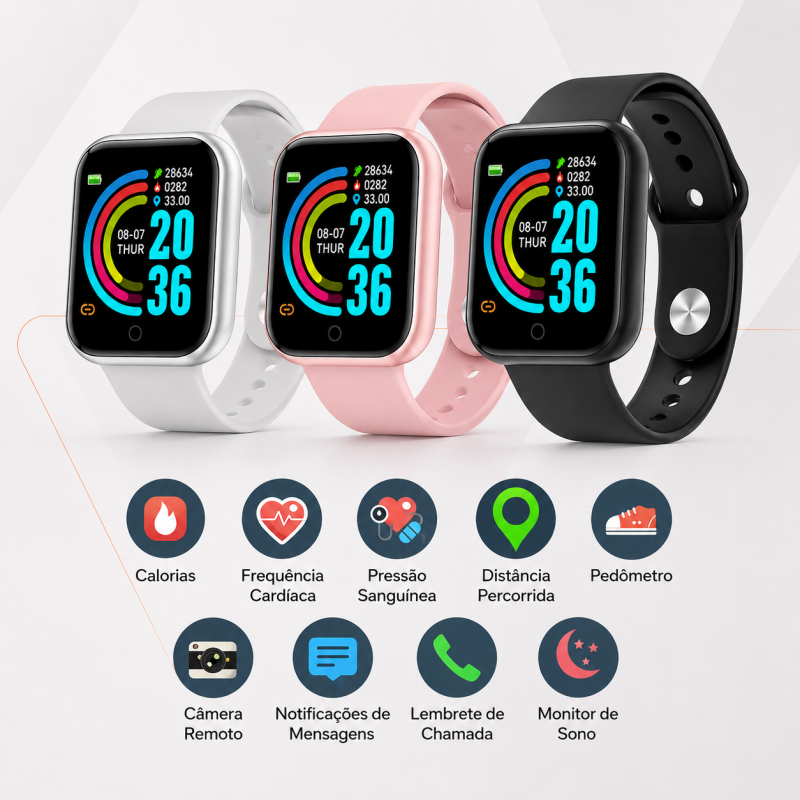 Smartwatch D20S Atualização 2024 - Imagem 6