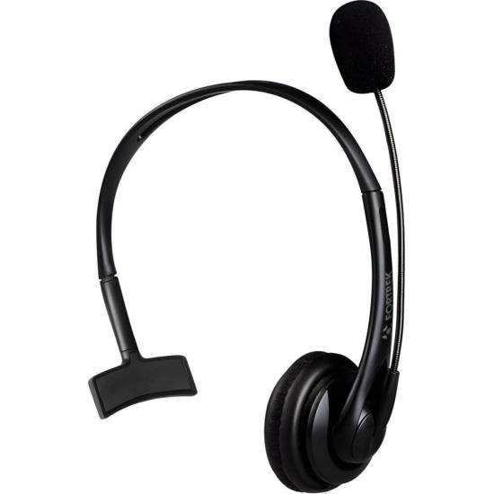 Headset Office Fortrek FK 731A USB Preto - Imagem 2