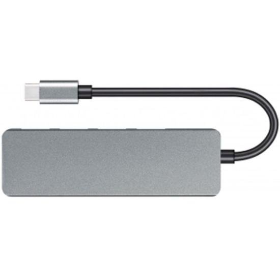Hub USB 4 Portas Bright HB001 Tipo C 4k - Imagem 3
