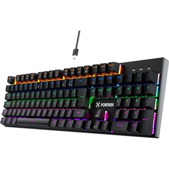 Teclado Gamer Mecânico Fortrek Gravity 100 Fullsized Switch Outemu Red B - Imagem 3