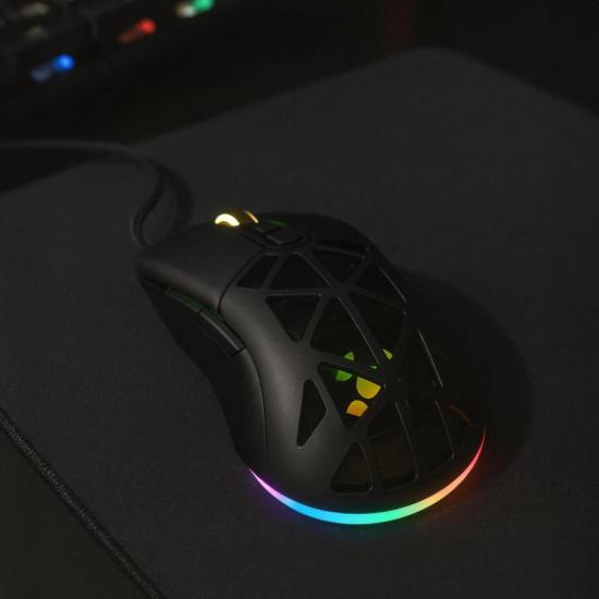 Mouse Gamer Com Fio Fortrek Striker Preto - Imagem 5