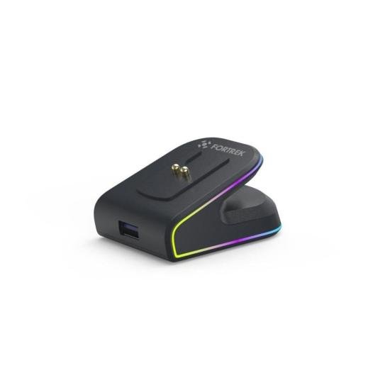 Mouse Wireless com Dock de Carregamento Magnético Fortrek Loyal Preto - Imagem 6