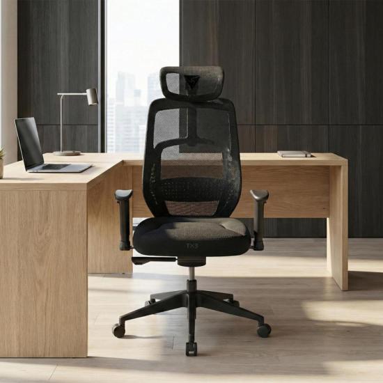 Cadeira Ergonômica TX3 Yama Neue Preta - Imagem 6