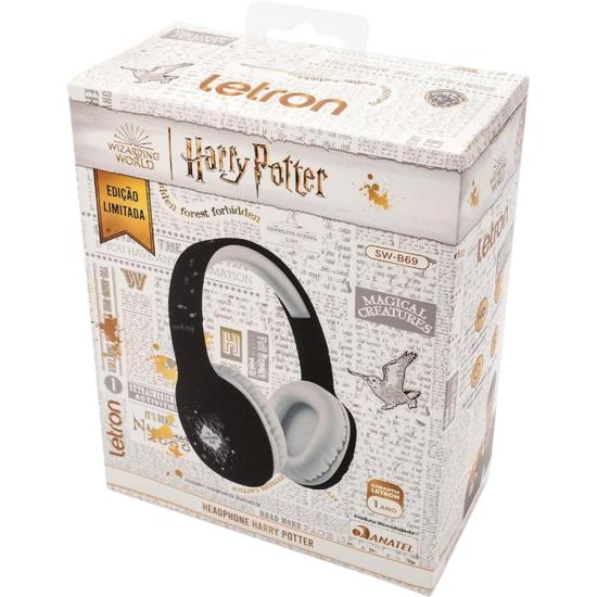 Headphone Bluetooth Letron Harry Potter Preto - Imagem 2