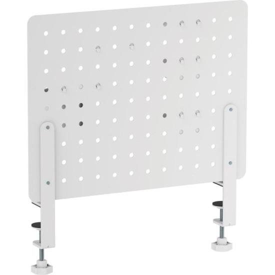 Pegboard Gamer Painel Organizador Fortrek Grid Space 42x48 Branco - Imagem 2