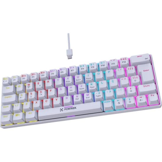 Teclado Gamer Mecânico Fortrek Gravity 65 Compact Switch Outemu Red W - Imagem 4
