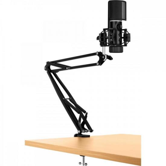 Microfone Gamer Streamplify Mic Arm Com Braço Flexível Preto RGB - Imagem 5