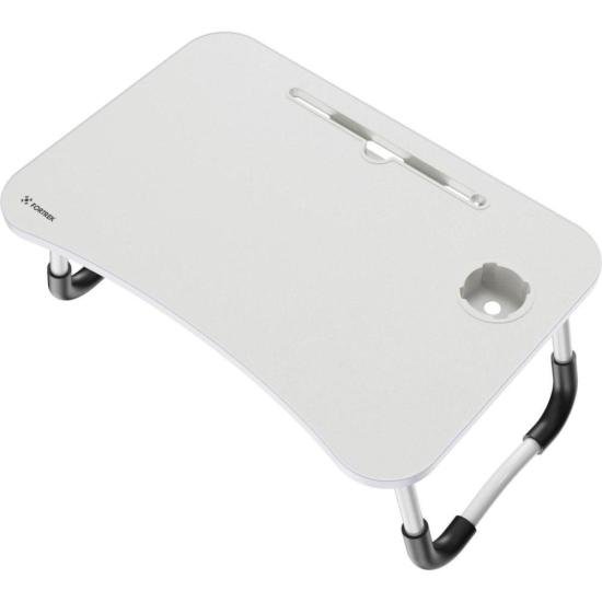 Mesa para Notebook Portátil Fortrek Lapdesk com Gaveta Embutida Branco - Imagem 3
