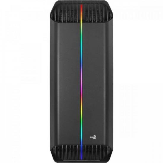 Gabinete Gamer Aerocool Gladiator Preto RGB Lateral Vidro - Imagem 5