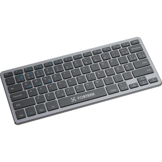 Teclado Office Fortrek KB11 Compact Bluetooth Preto - Imagem 5