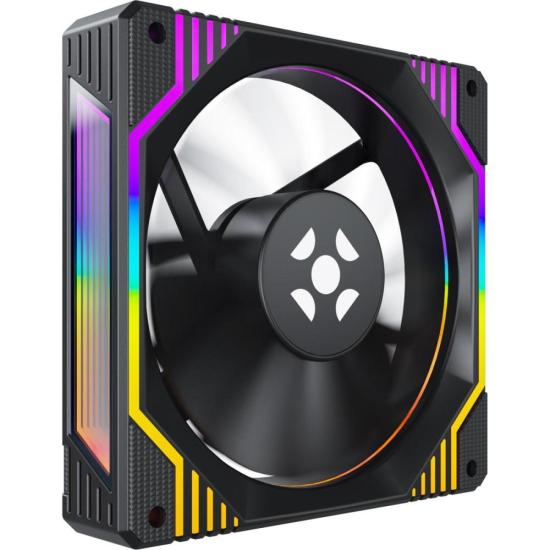 Kit Cooler Fan ARGB Fortrek Frosty Preto Com Controladora/Controle - Imagem 6