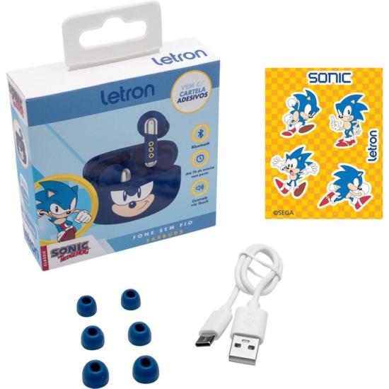Fone de Ouvido Bluetooth Letron Sonic Azul - Imagem 4