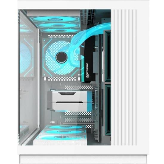 Gabinete Gamer Fortrek Clarity Max Branco - Imagem 2