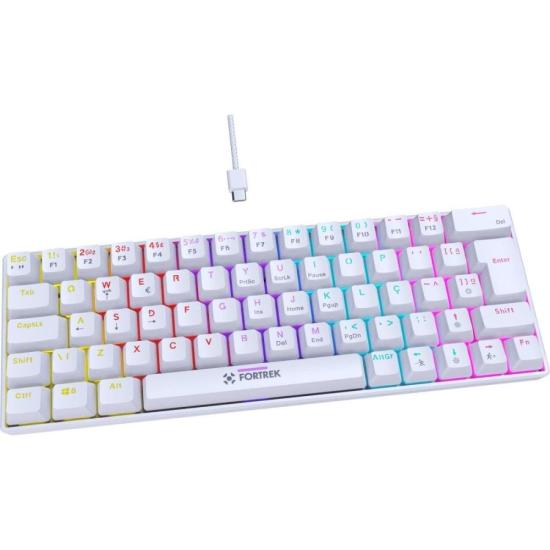 Teclado Gamer Mecânico Fortrek Gravity 65 Compact Switch Outemu Red W - Imagem 3
