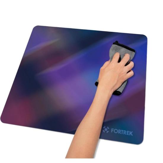 Mousepad Com Infusão de Vidro Fortrek Quickglass PRO Preto - Imagem 6