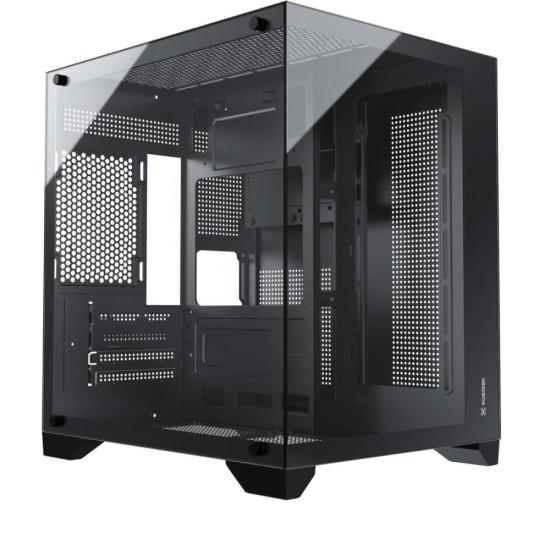 Gabinete Gamer Fortrek Clarity Preto Lateral Vidro - Imagem 2