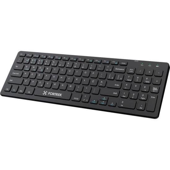Teclado Sem Fio Office Fortrek KB11 Full Bluetooth Preto - Imagem 4