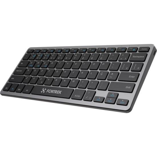 Teclado Office Fortrek KB11 Compact Bluetooth Preto - Imagem 6
