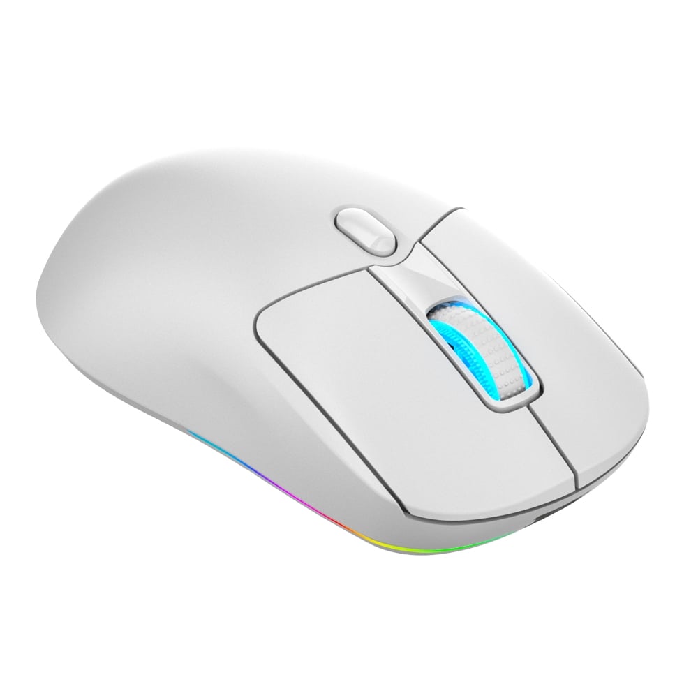 Mouse Warrior Magnus 10000dpi Tri Mode Com Base Carregadora – Branco Mo422 - Imagem 2
