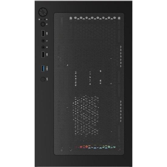 Gabinete Gamer Aerocool Viewport USB-C V1 Preto Lateral Vidro Temperado - Imagem 6