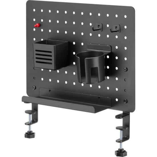 Pegboard Office Painel Organizador Fortrek Grid Space 42x48 Preto - Imagem 2