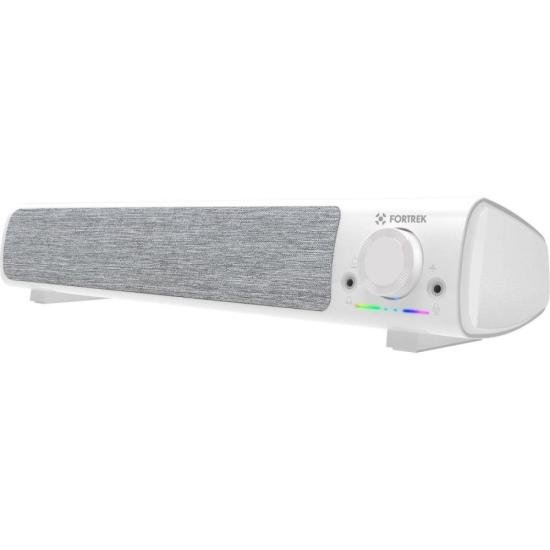 Soundbar Gamer Fortrek Sonar Com Fio Branca - Imagem 2