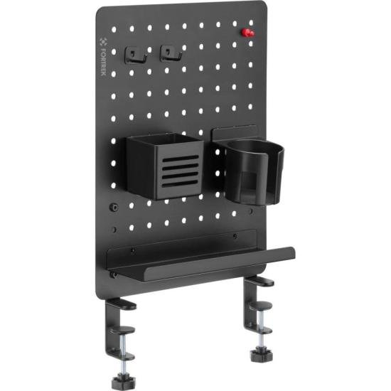 Pegboard Office Painel Organizador Fortrek Grid Space 42x48 Preto - Imagem 4