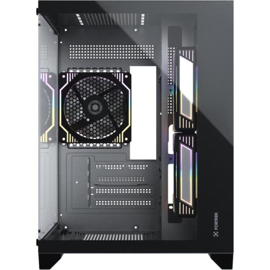 Gabinete Gamer Fortrek Clarity Preto Lateral Vidro - Imagem 4