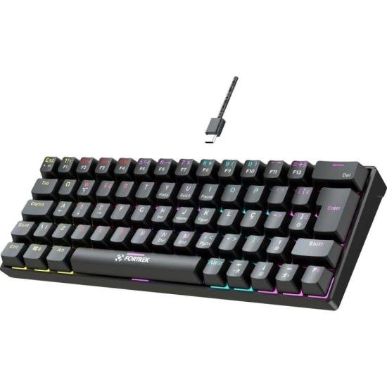 Teclado Gamer Mecânico Fortrek Gravity 65 Compact Switch Outemu Red B - Imagem 3