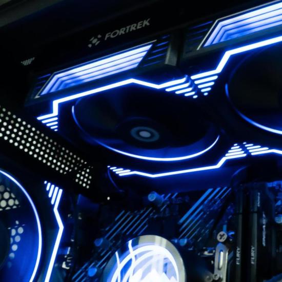 Water Cooler Fortrek Breezy 120 mm Fan Preto - Imagem 5