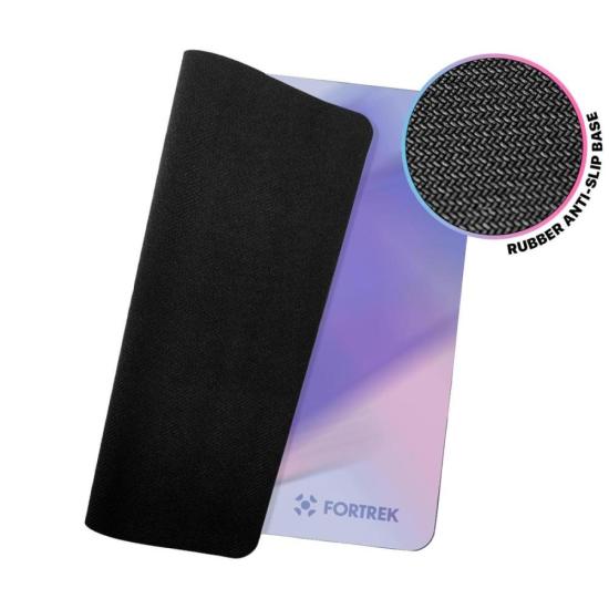 Mousepad Com Infusão de Vidro Fortrek Quickglass PRO Branco - Imagem 5