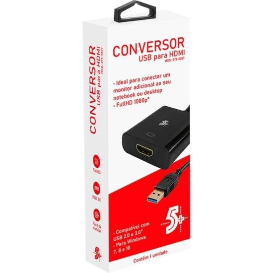 Conversor USB Para HDMI 15cm Pix - Imagem 2