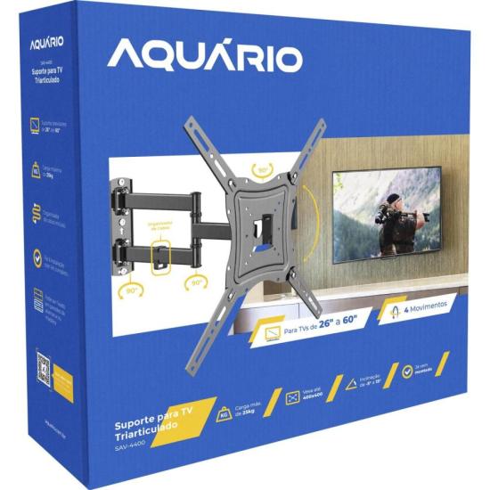 Suporte Triarticulado Para TV Universal 26-60" SAV-4400 Aquário - Imagem 5