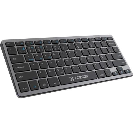 Teclado Office Fortrek KB11 Compact Bluetooth Preto - Imagem 2