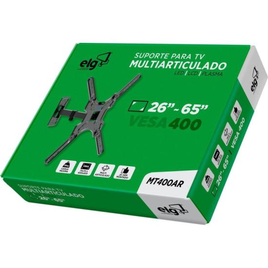 Suporte Para TV Articulado ELG MT400AR 26-65" Preto - Imagem 4