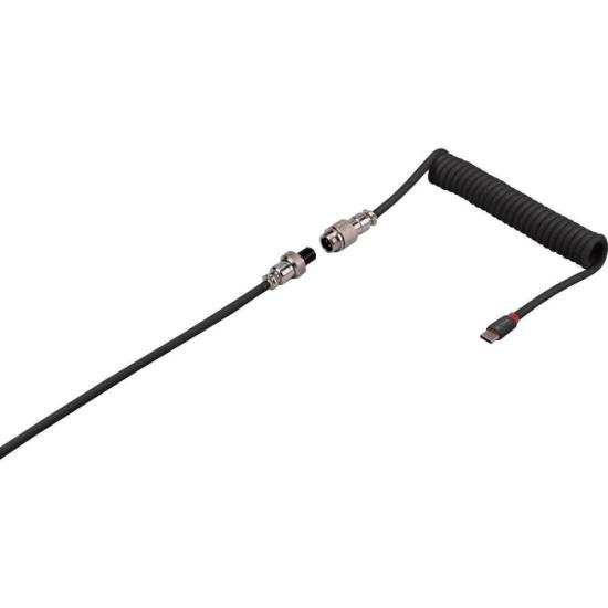 Cabo Coiled Fortrek Helix Preto - Imagem 2