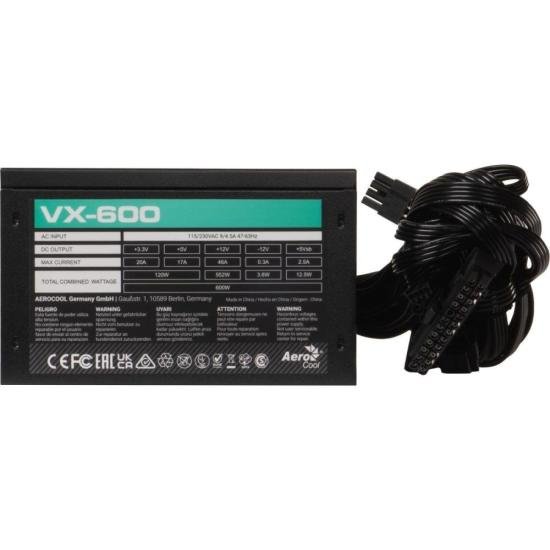 Fonte Gamer ATX Aerocool Stealth VX-600 600W Bivolt - Imagem 3