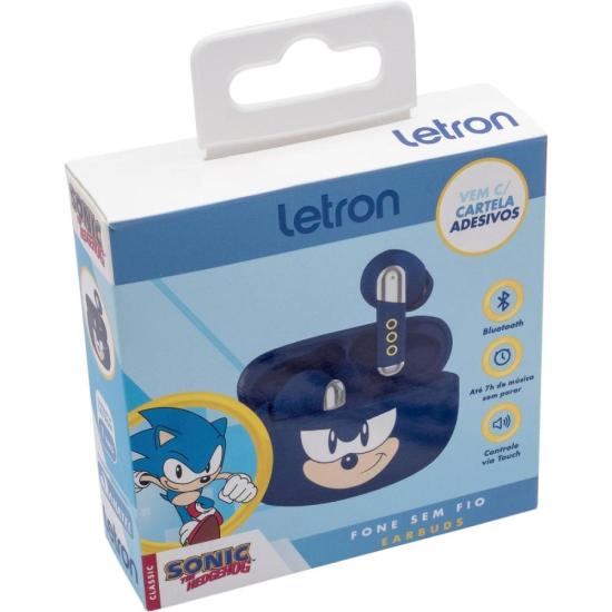 Fone de Ouvido Bluetooth Letron Sonic Azul - Imagem 6