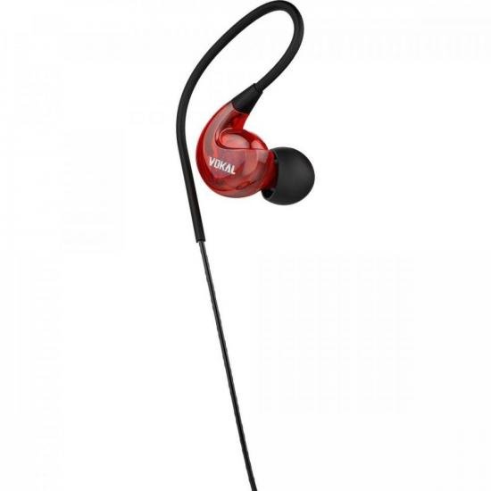 Fone de Ouvido Vokal E40 In Ear Vermelho - Imagem 2