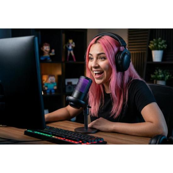 Microfone Gamer Fortrek MIC10 Preto - Imagem 6