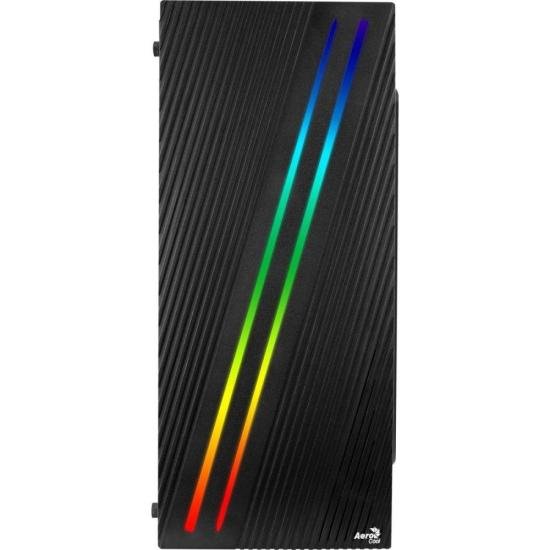 Gabinete Gamer Aerocool Streak Preto RGB Lateral Acrílico - Imagem 4