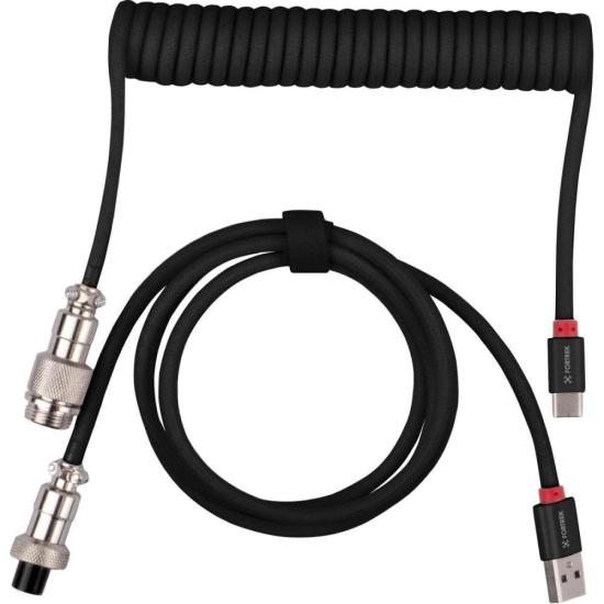 Cabo Coiled Fortrek Helix Preto - Imagem 4