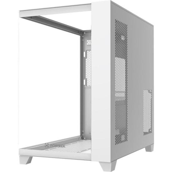Gabinete Gamer Fortrek Clarity Full Glass Aquário Branco - Imagem 2
