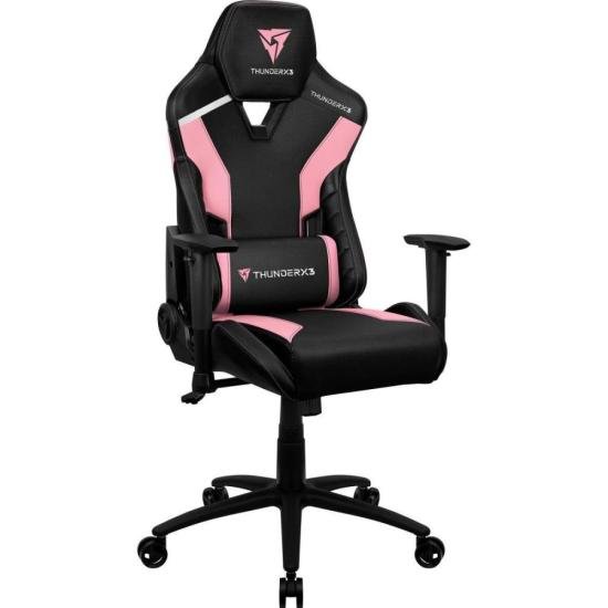 Cadeira Gamer ThunderX3 TC3 Sakura Black Rosa - Imagem 3