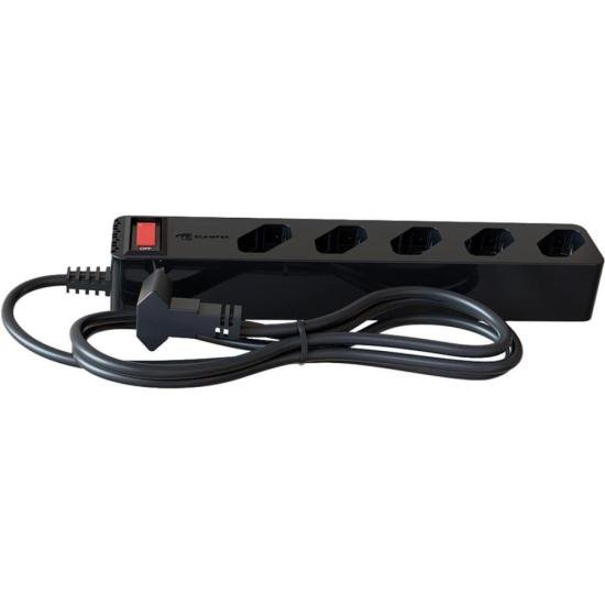 Filtro de Linha Com Proteção DPS 3P Energia 5 Clamper Preto - Imagem 4