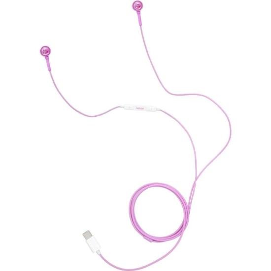 Fone de Ouvido Letron Fini Beijo Rosa - Imagem 3